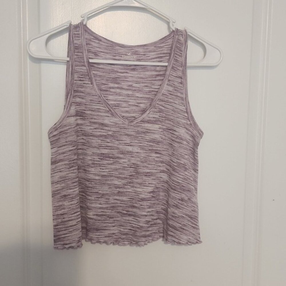 Hollister cropped tank top size small